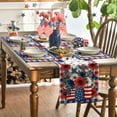thumbnail image 2 of Sm:)e Buffalo Plaid Flower Vase 4th of July Placemats Set of 4 12x18 Inch, 2 of 7