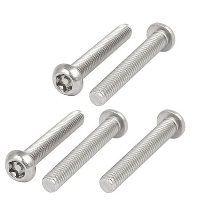 Irwin Torx Screws - M6x40mm 304 Stainless Steel Button Head Torx Security Tamper Proof Screws 5pcs