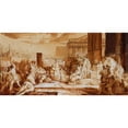 thumbnail image 2 of Jean Pierre Saint-Ours 24x14 Gold Ornate Framed and Double Matted Museum Art Print Titled - Titus Quinctoricus Flaminius Granting Liberty to Greece at the Isthmian Games (1780), 2 of 4