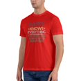 thumbnail image 4 of Pappy Knows Everything If He Doesn'T Know He Makes Stuff Men'S Basic Short Sleeve T-Shirt Red 3x-Large, 4 of 5