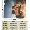 thumbnail image 4 of Custom Blanket with Photos Text, Personalized Blanket Customized Throw Blankets for Family Friend Father Mother Christmas Halloween Birthday Wedding Customized Gifts for Women Men 50"x40", 4 of 6