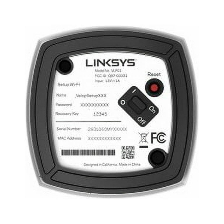 Linksys (AC1200) 3-Pack Velop Dual Band Routers Intelligent