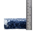 thumbnail image 5 of Unique Loom Rabat Shag Collection Area Rug - Geometric (8' Square Navy Blue/Ivory), 5 of 7