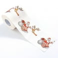 thumbnail image 3 of kjfeif 4Pcs Christmas Roll Paper Napkins Colored toilet Paper (Santa Claus+Christmas Letters+Christmas Gift Pack+Christmas Chimney) 3.9" Width, 3 of 9