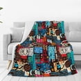 thumbnail image 4 of Yibo Cute Panda Throw Blanket Panda Flannel Blanket Home Decor Perfect for Bed and Sofa Blankets for All Season Microfiber Durable Couch Blankets, 4 of 6