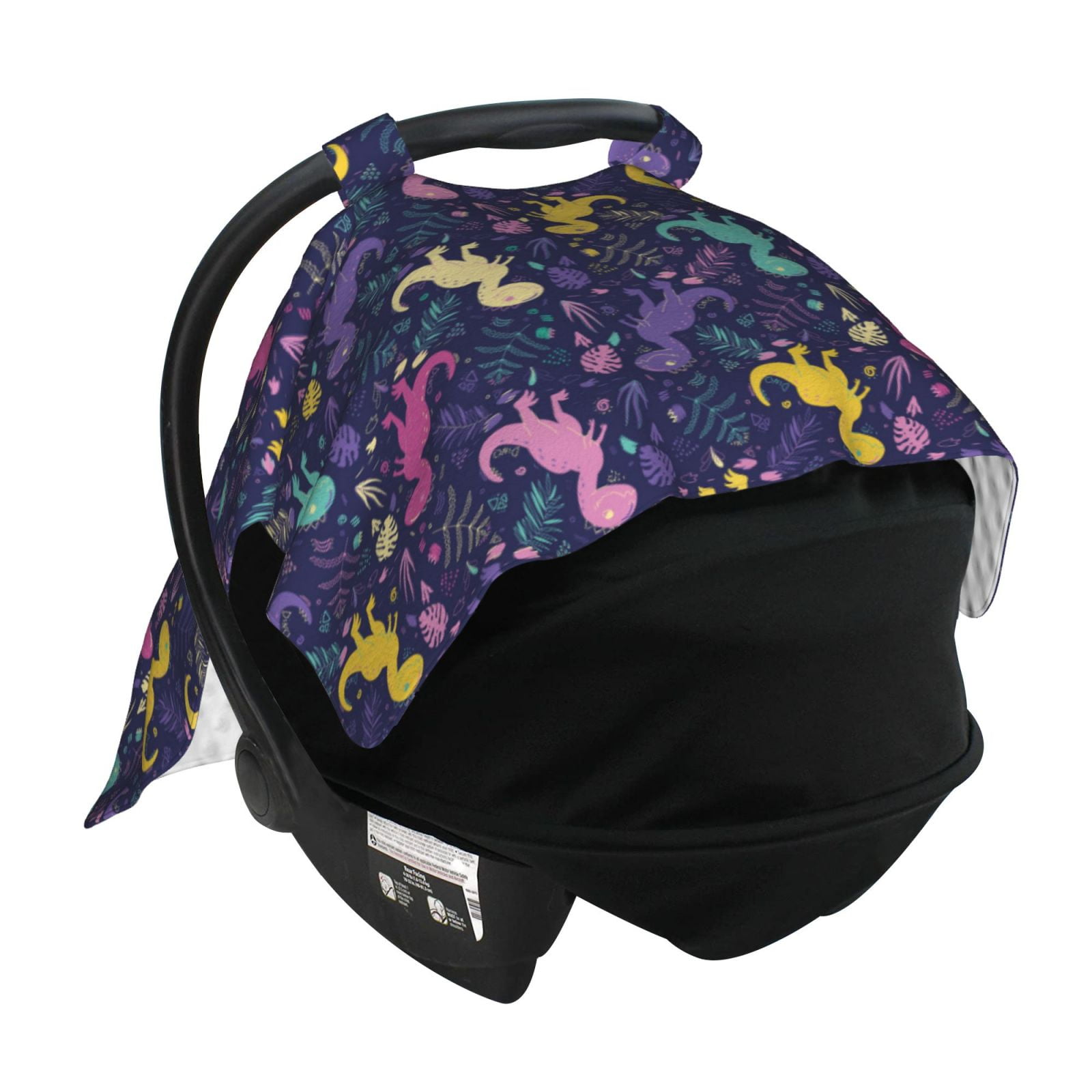 Car Seat Cover Baby - Colorful dinosaur D Breathable Infant Car Seat Cover for Baby Carseat, Lightweight Comfort Baby Essentials Must Haves Newborn Stuff for Girl Boy