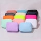 thumbnail image 2 of Nuevo bolso de maquillaje de verano, color naranja y rosa, bolsas de parches de letras de tela personalizadas, bolsa de cosméticos con cremallera de nailon de viaje para regalo, personalizada, 2 of 5
