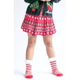 thumbnail image 2 of Christmas Pattern Skater Skirt - Festive Holiday Tree Print, 2 of 4