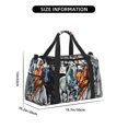 thumbnail image 3 of Disketp Four Running Horses Bolsa de Viaje Tipo Duffle, Bolso de Mano para Fin de Semana para Mujer, Bolsa de Gimnasio Ligera para Hombre, Esencial para Viajes, 3 of 7