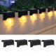 thumbnail image 5 of solar enciende LED   libre jardín escalera  4 piezas-blanco cálido Gloria Lámpara de pared para patio al aire libre, 5 of 9
