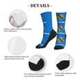 thumbnail image 4 of Men Women Oklahoma Flag Funny Novelty Mid-Crew Socks, 4 of 7