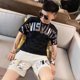 thumbnail image 4 of Camiseta Hombre Basica Shorts Conjuntos Alfabeto Xl Poliester Trajes Deportivos Ropa Hombre Esencial Chándal Original Marcas Baratas Top Xl, 4 of 5