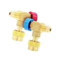 thumbnail image 1 of High Pressure Automotive HVAC Service Valves Right Angle Refrigerants Charging Valves for R22 32 R410A Multicolor, 1 of 4