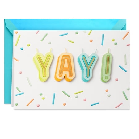 Hallmark Signature Birthday Card for Kids (Yay)