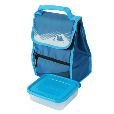 Arctic Zone Power Pack Lunch Pack with Food Container Blue