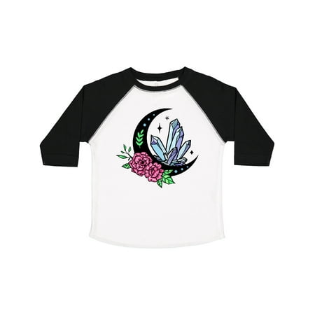 

Inktastic Crystals Moon and Flowers Gift Toddler Boy or Toddler Girl T-Shirt