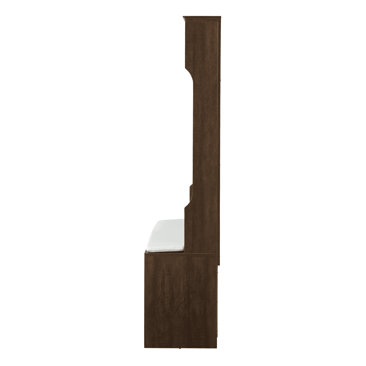 Wood Coat Rack, Storage Shoe Cabinet with Clothes Hook & Sponge Pad Product, Multiple Storage Racks Bedroom Porch Wardrobe Storage Rack, Dark Color