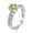 Green, variant on 6-Prongs Blue CZ Solitaire Accent Wedding Engagement Rings for Women Y027-Blue-6
