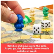 Jumanji Deluxe Game, Immersive Electronic Version of The Classic Adventure Movie Board Game, With Lights and Sounds, Family Game Night Game for Kids & Adults Ages 8 and up