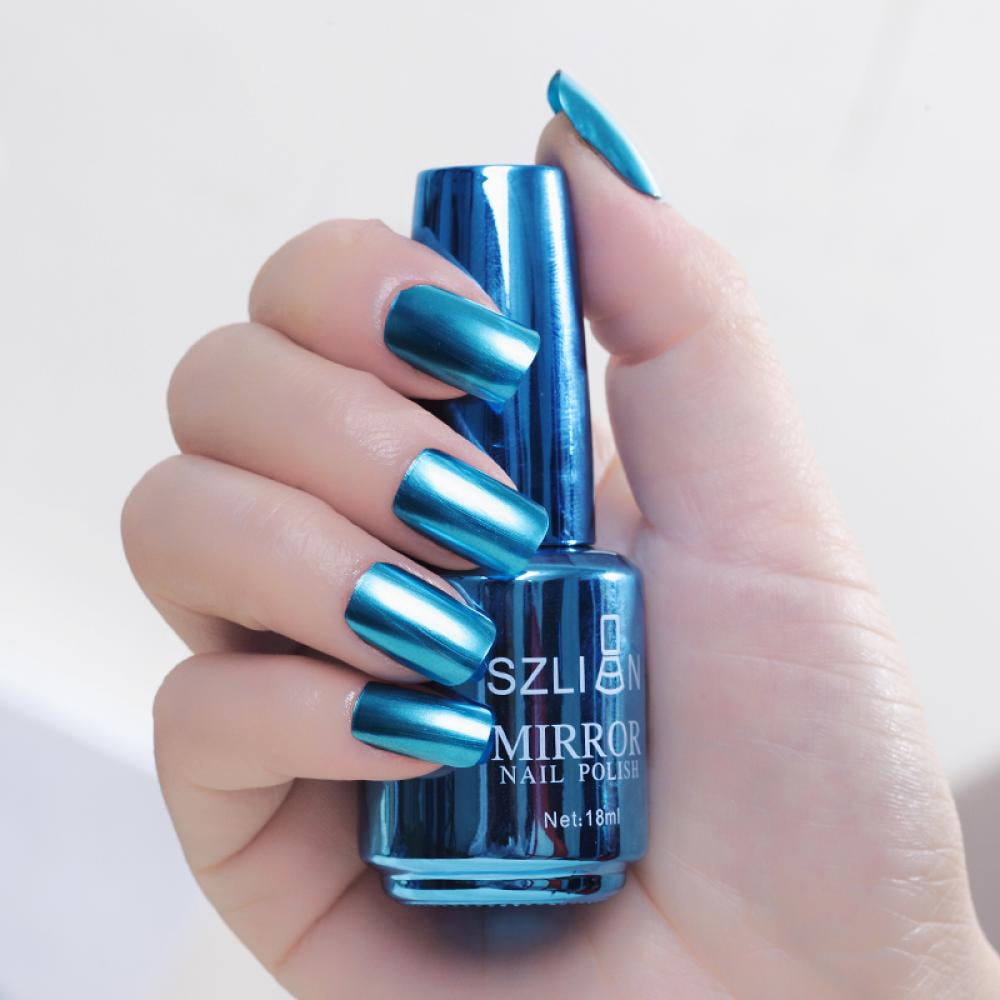 Foxfire Teal Nail Polish with Shimmer | Wildflower Lacquer