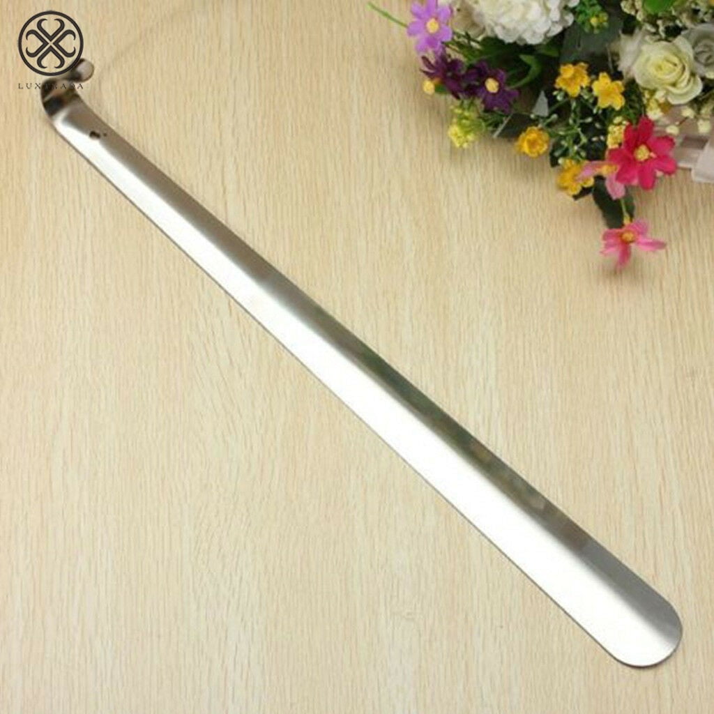 NEW Stainless Steel Shoe Horn Shoehorn Lifter Long Handle 16cm Lp 