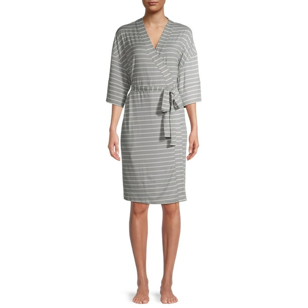 Mommy & Me Mommy & Me Matching Robe, Baby Swaddle, and Knot Cap Baby