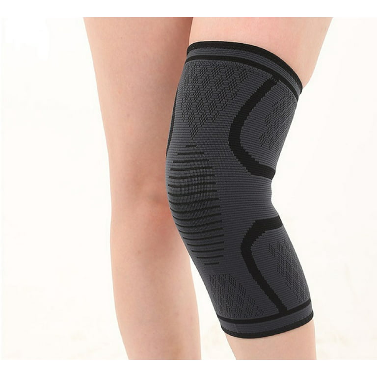 Full Leg Knee Support Compression Sleeve Brace Joint Pain Relief Arthritis  Sport