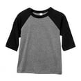 thumbnail image 3 of Bella + Canvas Toddler 3/4 Sleeve Baseball T-Shirt, 3 of 4