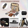 thumbnail image 6 of HELLHERO Hedgehog and Maple Leaf Pattern Durable Crossbody Bag for Travel Short Trips, Versatile Lightweight Ladies’ Leather Crossbody Shoulder Bag Stylish Shoulder Purse, 6 of 7