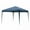 Blue 10x10 Ft, variant on 8x8 FT Ez Pop Up Canopy Tent, Outdoor Portable Folding Commercial Canopy Tent Heavy Duty, Instant Gazebo with Carrying Bag and Adjustable Height for Beach and Party Shelter, Slant (White)