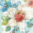 thumbnail image 2 of Audit, Lisa 20x20 White Modern Wood Framed Museum Art Print Titled - Summer Bloom III, 2 of 4