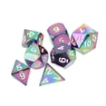 thumbnail image 4 of 7 piezas de dados poliédricos de metal D4-D20 para accesorios de juegos de de mazmorras y dragones y taza de dados n.  degree 5, 4 of 9