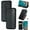Black, variant on Case for Nokia G50 Cover Magnetic Protective Wallet Flip Case