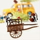 thumbnail image 3 of Modelo de Carrito, Carrito en Miniatura, Figuritas de Hadas, Rueda en Miniatura, Accesorio de Carretilla para Niños Pequeños, Carrito de Jardín, Juguete en Miniatura, 3 of 5