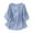 Blue, variant on Easter Shirts Spring Tops for Women Trendy Work Women's Embroidered Round Neck Short Sleeve T Shirt Bohemian Loose fit Floral Applique Top Graphic Tees