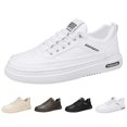 thumbnail image 7 of AUDeals Men Women Height Increasing Leather Sneakers Platform Low Top Chunky Lace Up Walking and Tennis Shoes, 7 of 7