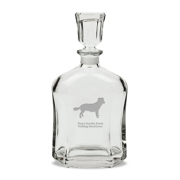 Nova Scotia Duck Tolling Retriever 23.75 oz Classic Whiskey Decanter