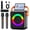 HBL100, variant on Karaoke Machine with 2  Microphones for Adults & , 8000mAh Portable  Speaker PA System with Lights, Supports AUX in/TF Card/FM/REC, Microphone Speaker Set for  Party, Outdoor