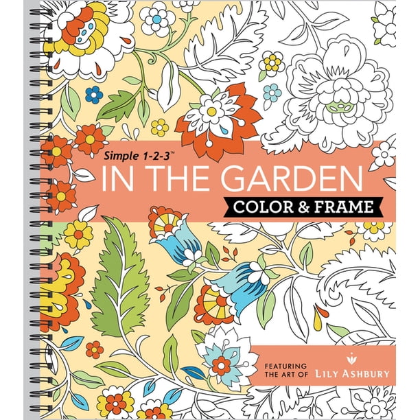 Download Color Frame Color Frame In The Garden Adult Coloring Book Other Walmart Com Walmart Com