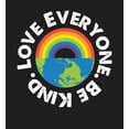 thumbnail image 2 of Pride Love Everyone Be Kind Adult Black Long Sleeve Hoodie-XL, 2 of 2