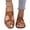 Brown_003, variant on Domuza Women's Wide Width Strappy Flat Sandals 2026 Summer Fashion Open Toe Solid Color Lightweight Beach Vacation Outdoor Walking Footwear White 9（EU-42）