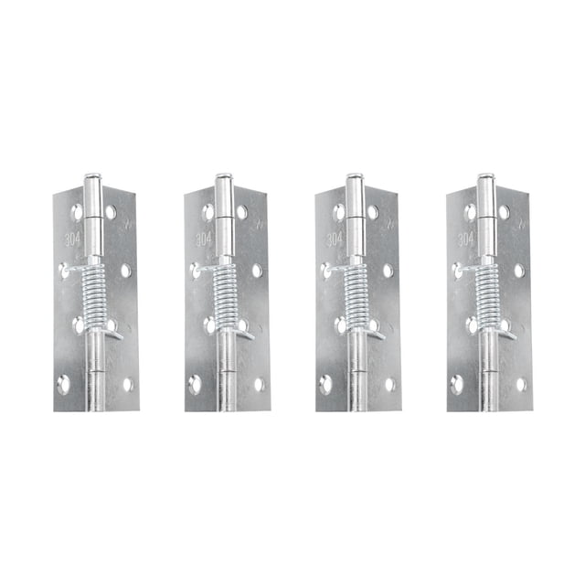 Weiweiguan 4pcs Spring Hinge Self Closing Hinges Stainless Steel Door Hinges Auto Close Hinges