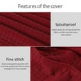 thumbnail image 2 of Sofa Arm Covers 2/4pcs Sofa Arm Covers Armrest Cover High-Grade Spandex Stretch Arm Caps Waterproof Furniture Protector Dustproof Sofa Towel Slipcovers Armchairs Covers for Sofa Couches R, 2 of 7