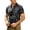 Black, variant on Men Tactical Polo Shirt with Camouflage Print Hook and Loop Patch Short Sleeve Breathable Outdoor Quick Dry Loose Fit Collar Top