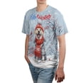 thumbnail image 4 of Hello Winter Labrador Retriever Smiling in Red Scarf Hat Welcome Christmas All Over Print 3D Shirt Unisex Merch Lab Dog Lover Gifts - 00017, 4 of 6