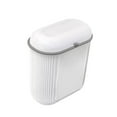 thumbnail image 2 of Elodie Hanging Small Kitchen Trash Can with Lid Kitchen Compost Bin for RV Cupboard white, 2 of 8