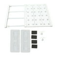 thumbnail image 1 of Estante de tensión ajustable, expandible y ahorrador de espacio, organizador de armario con divisores para zapateros, longitud de 38 a 60 cm (15,0 a 23,6 pulgadas)., 1 of 14