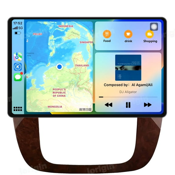 13.3" Android 12 Car Radio Stereo for GMC Yukon Chevrolet Chevy Tahoe Suburban 2007-2012 with Apple CarPlay Android Auto Built in