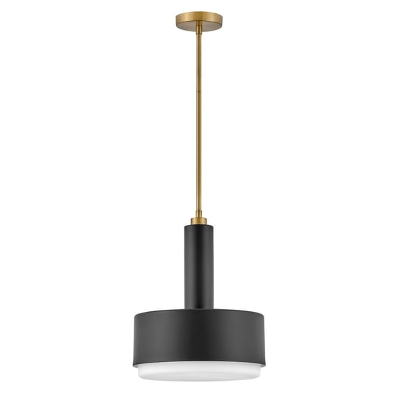 2 Light Medium Pendant-Black Finish Hinkley Lighting 30074Bk