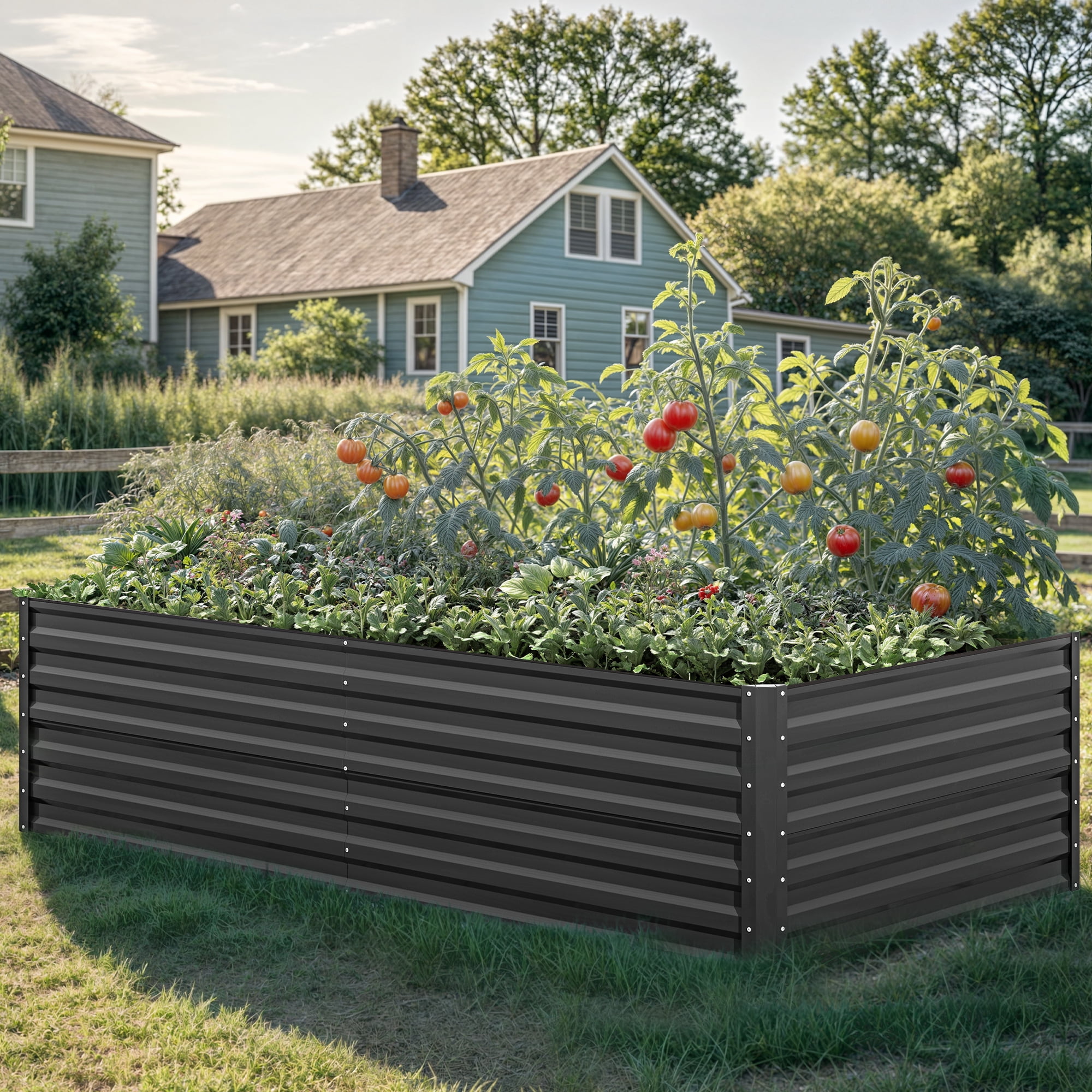 Uforic 8ftx4ftx2ft Large Raised Garden Bed Kit